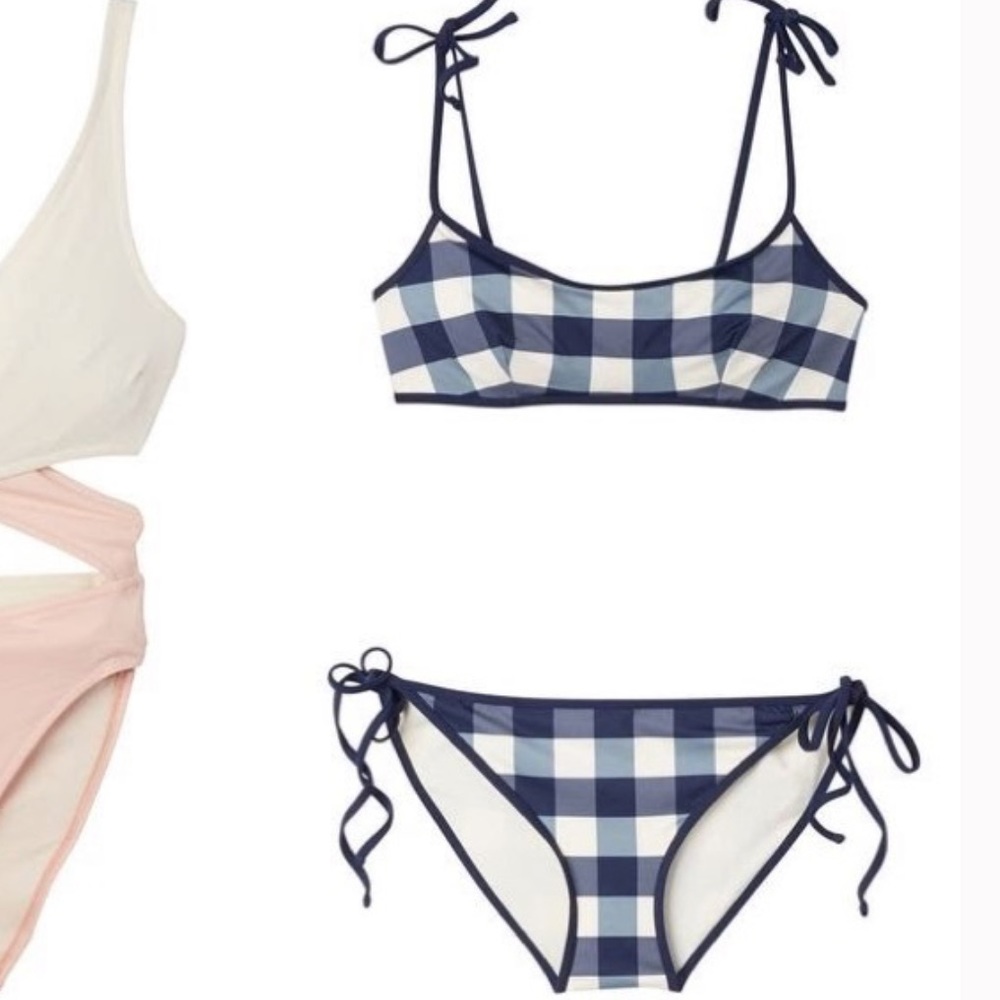 Solid & Striped X Poppy Delevigne Gingham Bikini - image 2